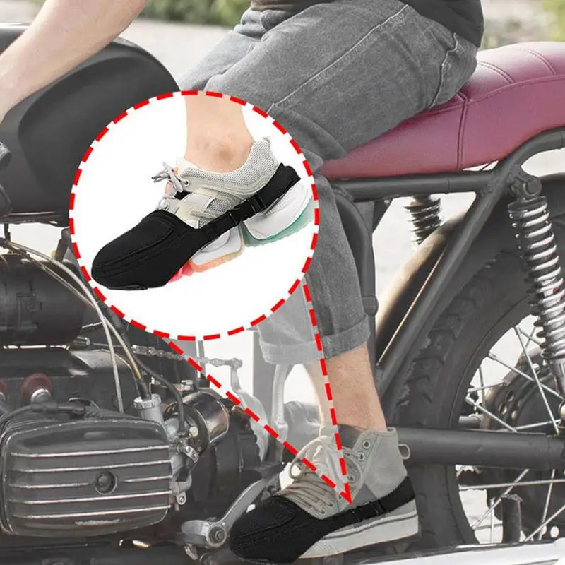 Мотоциклетни накладки за смяна на предавките Регулируеми двуслойни защитни облицовки за обувки Easy износостойкая защита за смяна на обувки