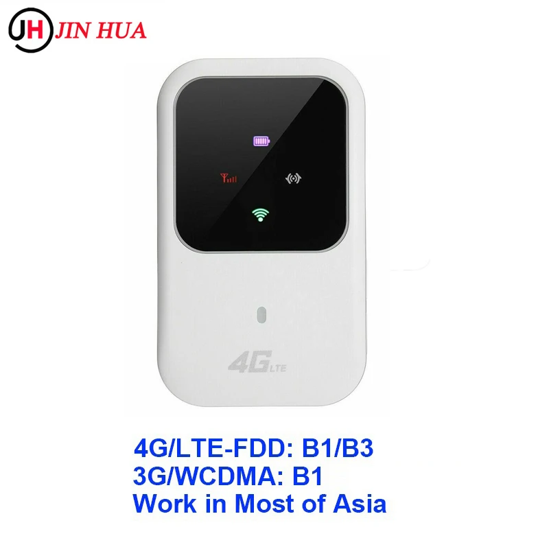 Батерията на 2100 mah Преносим безжичен Mifi ключ Vodafone LTE Мобилна точка за достъп B1 B3 модем, USB 4G Wifi рутер със слот за сим карта